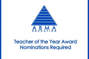 News image large ABMA Education Teacher of the Year Award Nominations Required
